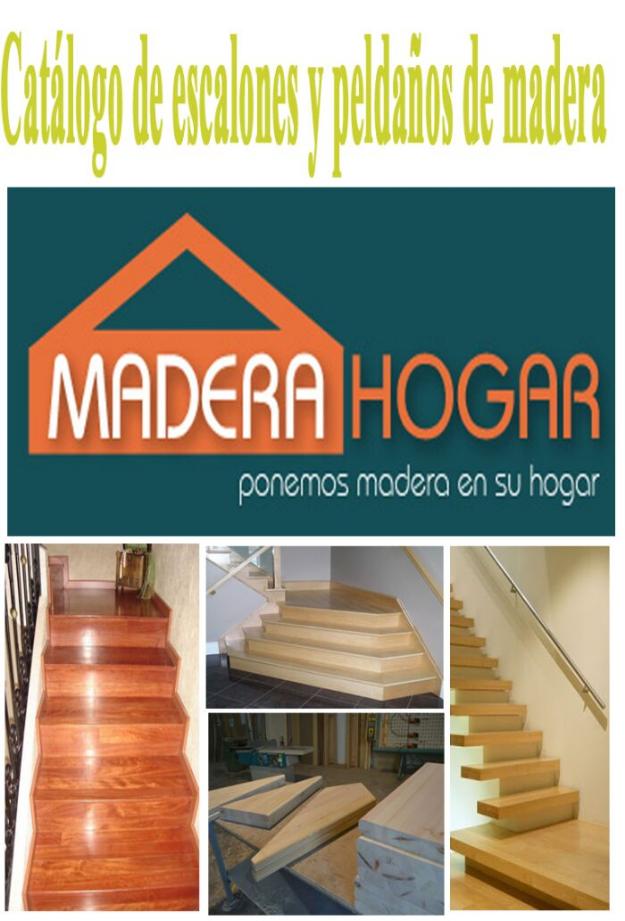 escalones y peldaños de madera