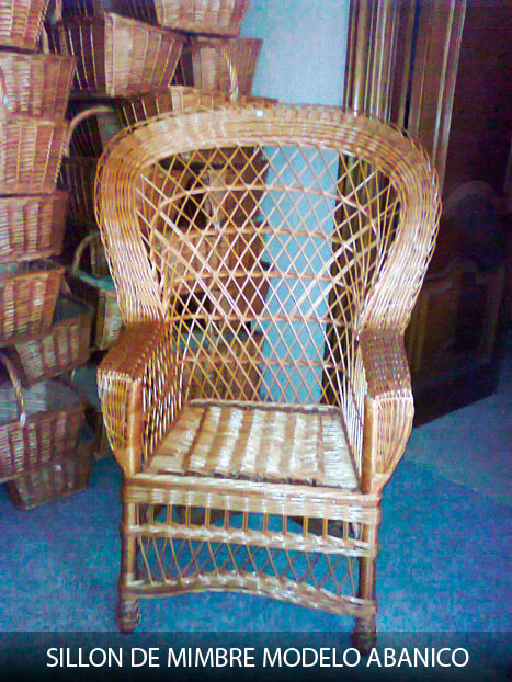 Fabricacion y venta de sillones de mimbre