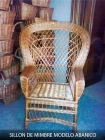 Fabricacion y venta de sillones de mimbre - mejor precio | unprecio.es