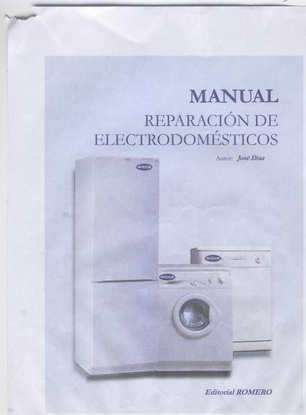 Manual de reparaciones de electrodomesticos