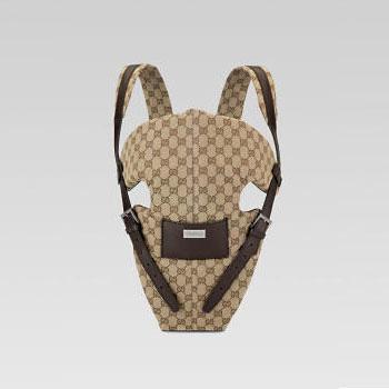 marca Gucci, mochila de bebe