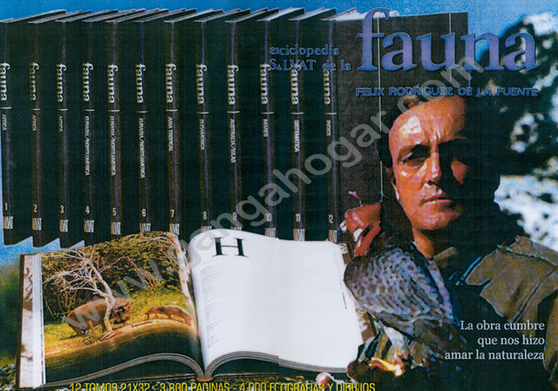 10. ENCICLOPEDIA SALVAT DE LA FAUNA (12 TOMOS). FELIX RODRIGUEZ