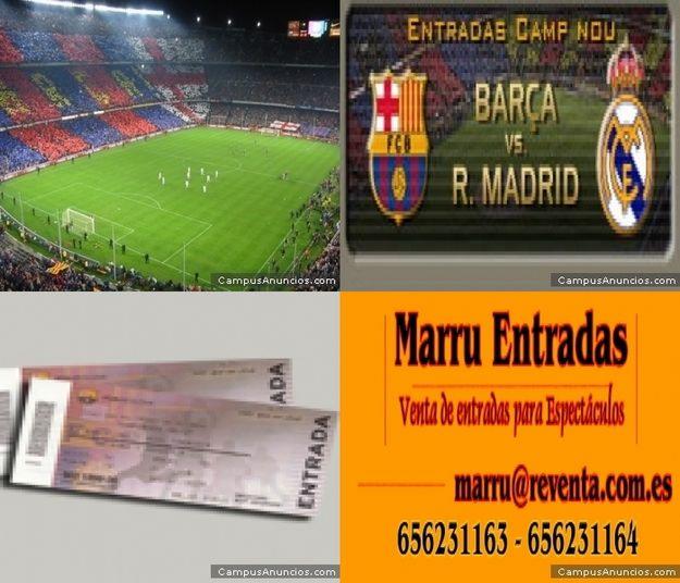 ENTRADAS C.F BARCELONA vs REAL MADRID “El clásico será muy especial, ultimo partido de lig
