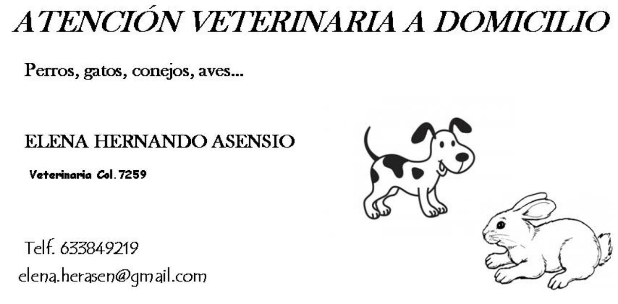 Atencion veterinaria a domicilio