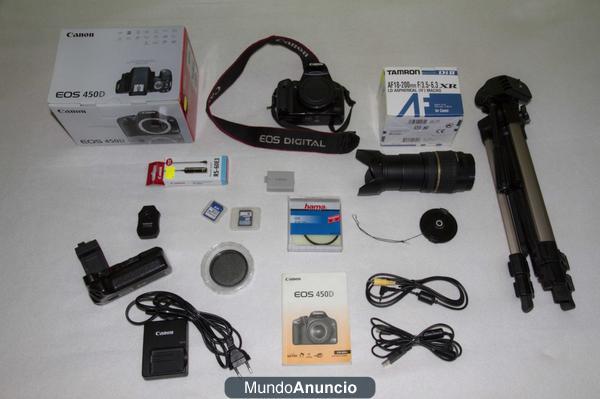 Camara reflex y equipo fotografico