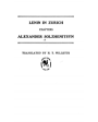 Lenin en Zurich. Traducción de Jorge Acevedo Martín. ---  Editorial Barral, Colección Breve Biblioteca de Literaturas nº