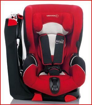 SILLA DE AUTO GIRATORIA BEBECONFORT AXIS EN ROJO (OXIGEN RED)