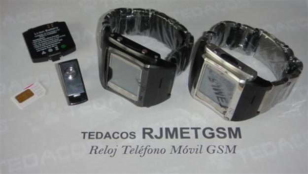 Reloj Digital en Acero con Telefonía Móvil GSM, Cámara Digital, Radio FM, Lector Libros...