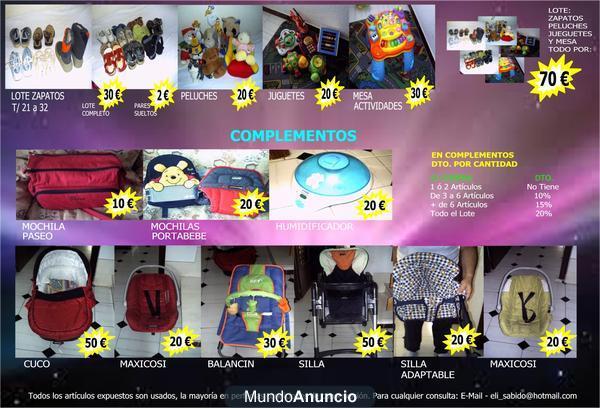 LOTE ROPA BEBE/NIÑO Y COMPLEMENTOS