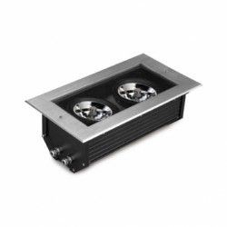 Leds C4 Gea Empotrable suelo rect 2xG-53 50W Hal. - iLamparas.com