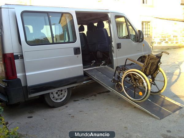 vendo furgoneta adaptada al transporte de minusvalidos