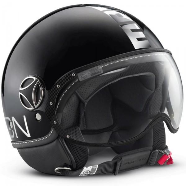 Casco jet momo fighhter