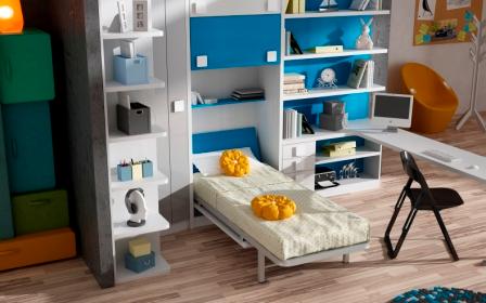 Shop youth and children furniture, new models of folding bunk beds and convertible