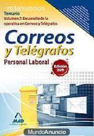 TEMARIO Y TEST CORREOS COMPLETO  5€