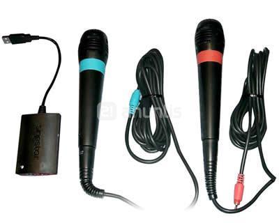 2 pares de micros para singstar PS3/PS2