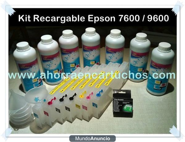 Cartuchos Recargables Epson Pro 7600/9600