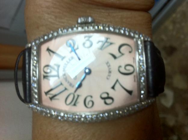 FRANCK MULLER ORO BLANCO Y BRILLANTES