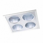 Leds C4 Architectural Downlight Cuadrado Satin Con Ópticas Fijas Para 4 Tc-tel - iLamparas.com - mejor precio | unprecio.es