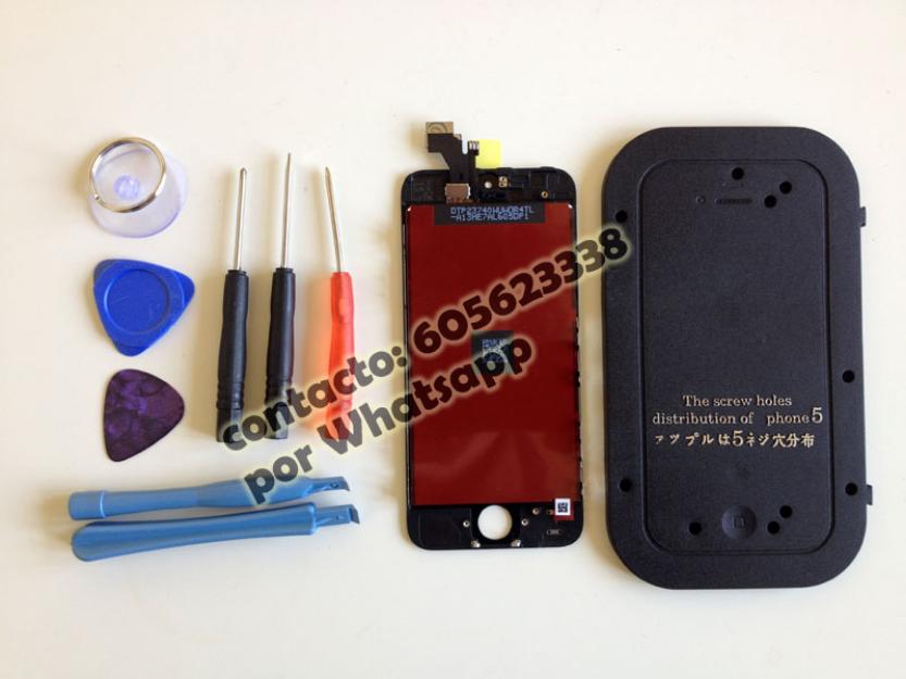 Pantalla completa de iPhone 5 con Kit 9 en 1