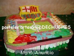 pasteles de golosinas originales para fiestas