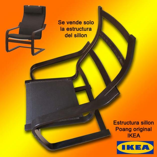 Sillon relax estructura modelo Poang original de IKEA