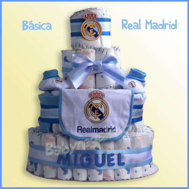 Tarta de pañales Real Madrid