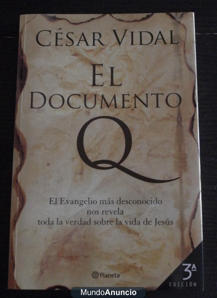 Libro: El documento Q (César Vidal)