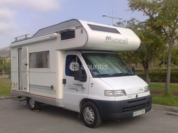 autocaravana fiat ducato con 53.000 km muy cuidada y con muchos estras