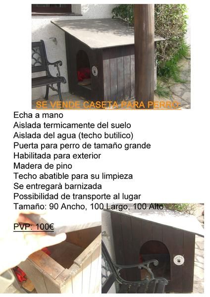 Vende Caseta para PERRO