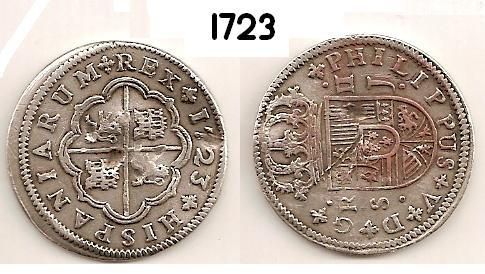 MONEDA DEL AÑO 1723