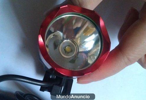 Linterna led 1200 lumen para bicicleta mtb o casco