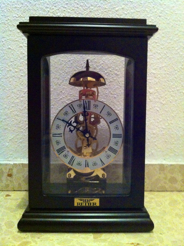 Lote reloj pendulo de sobremesa