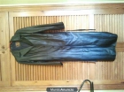 abrigo largo de cuero negro unisex - mejor precio | unprecio.es