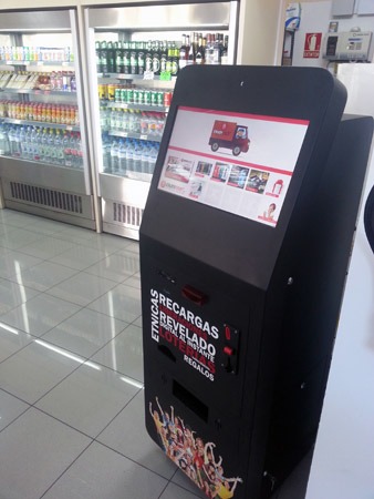 Kiosco digital Enjoy Point: fotos, canalización lotería, recargas...