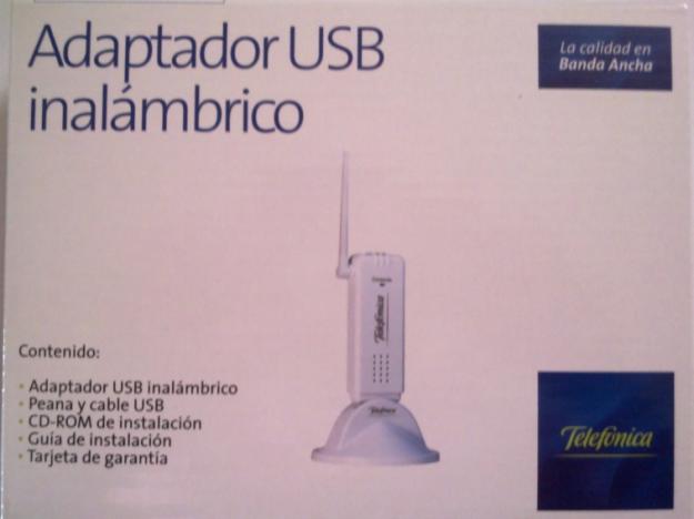 2X1 ROUTER Y ADAP USB WIFI TELEFONICA.NUEVOS