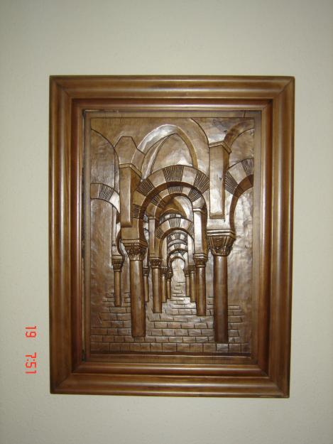 Cuadros talladados en Madera de la Mezquita de Cordoba