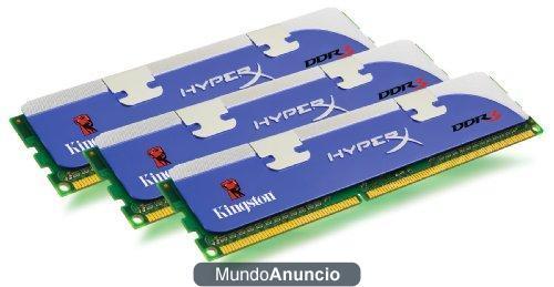 Kingston KHX1600C9D3K3/12GX - Memoria RAM 12 GB DDR3 (1600 MHz, 240-pin, 3x 4 GB)