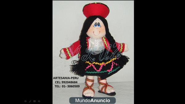 Muñecas de las regiones andinas del Perú