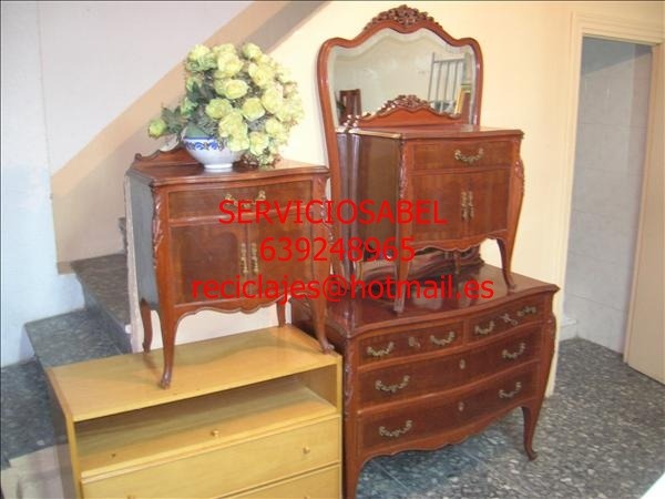 Recogida de muebles, electrodomesticos,vaciado de locales, piso, trasteros