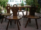 mesa de madera y 4 sillas - mejor precio | unprecio.es