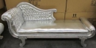 Oferta Chaise Longue XL estilo Barroco en Plata - mejor precio | unprecio.es