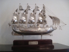 Barco de plata 60 x 40 Juan Sebastian Elcano - mejor precio | unprecio.es