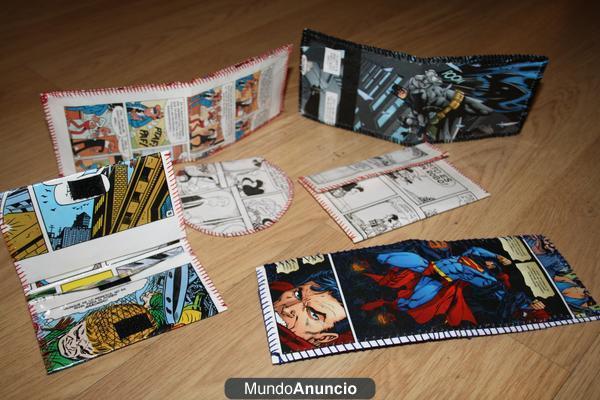 Monederos y Carteras hechas con Comic