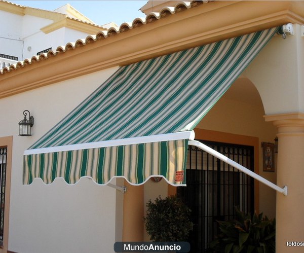 toldo para fachada de tienda