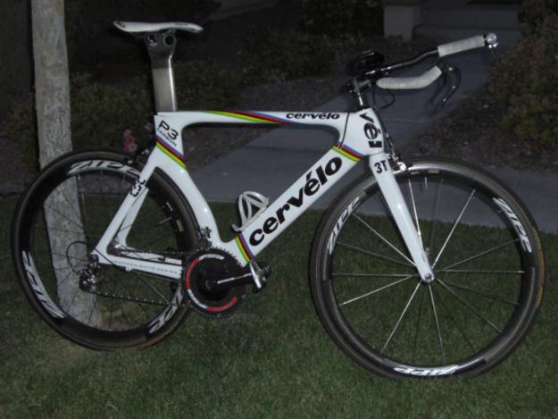 Cervelo P3 Triatlón de bicicletas TT Mundial Champ 58 Campy