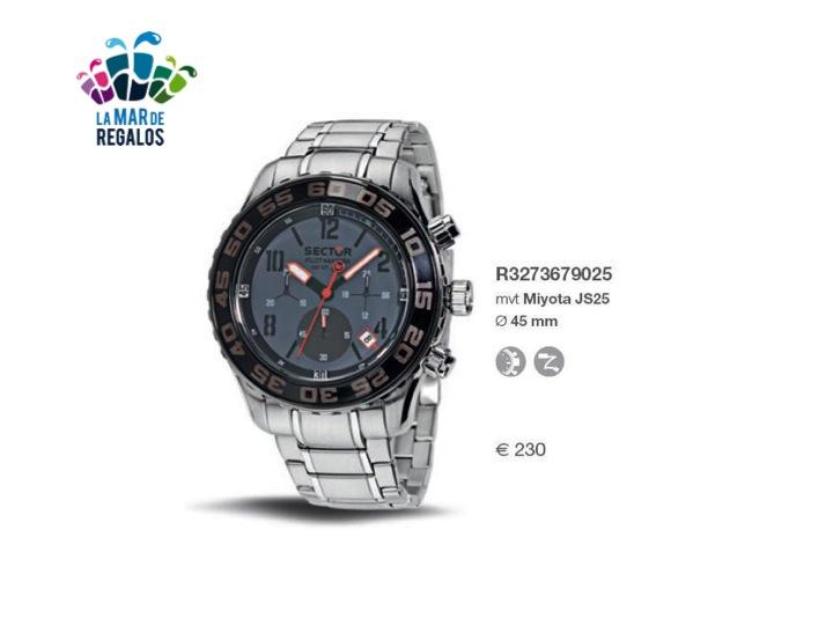 Bonito reloj deportivo. sector watch