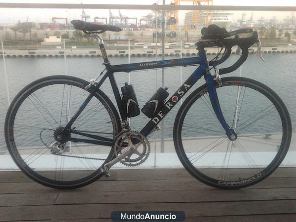 Bicicleta De Rosa Carbono ruedas perfil Campagnolo