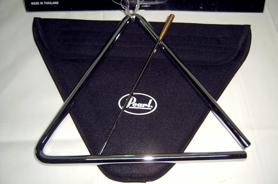 Triangulo 10”  pulgadas /26 cm pearl nuevo  32  €