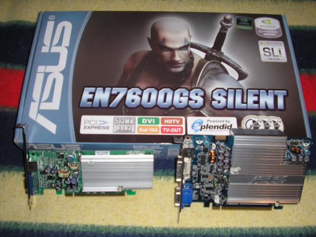 Vendo tarjeta grafica nvidia geforce 7600gs silent