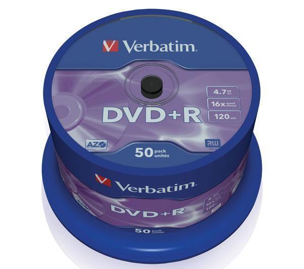 VERBATIM DVD+R 4,7 Gb (pack de 50) ¡¡¡NUEVO!!! POR 38 €